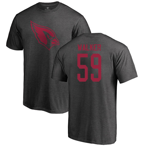 Arizona Cardinals Men Ash Joe Walker One Color NFL Football #59 T Shirt